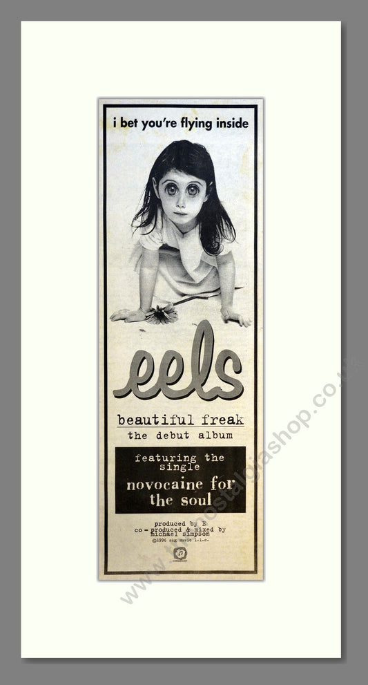 Eels - Beautiful Freak. Vintage Advert 1996 (ref AD201099)