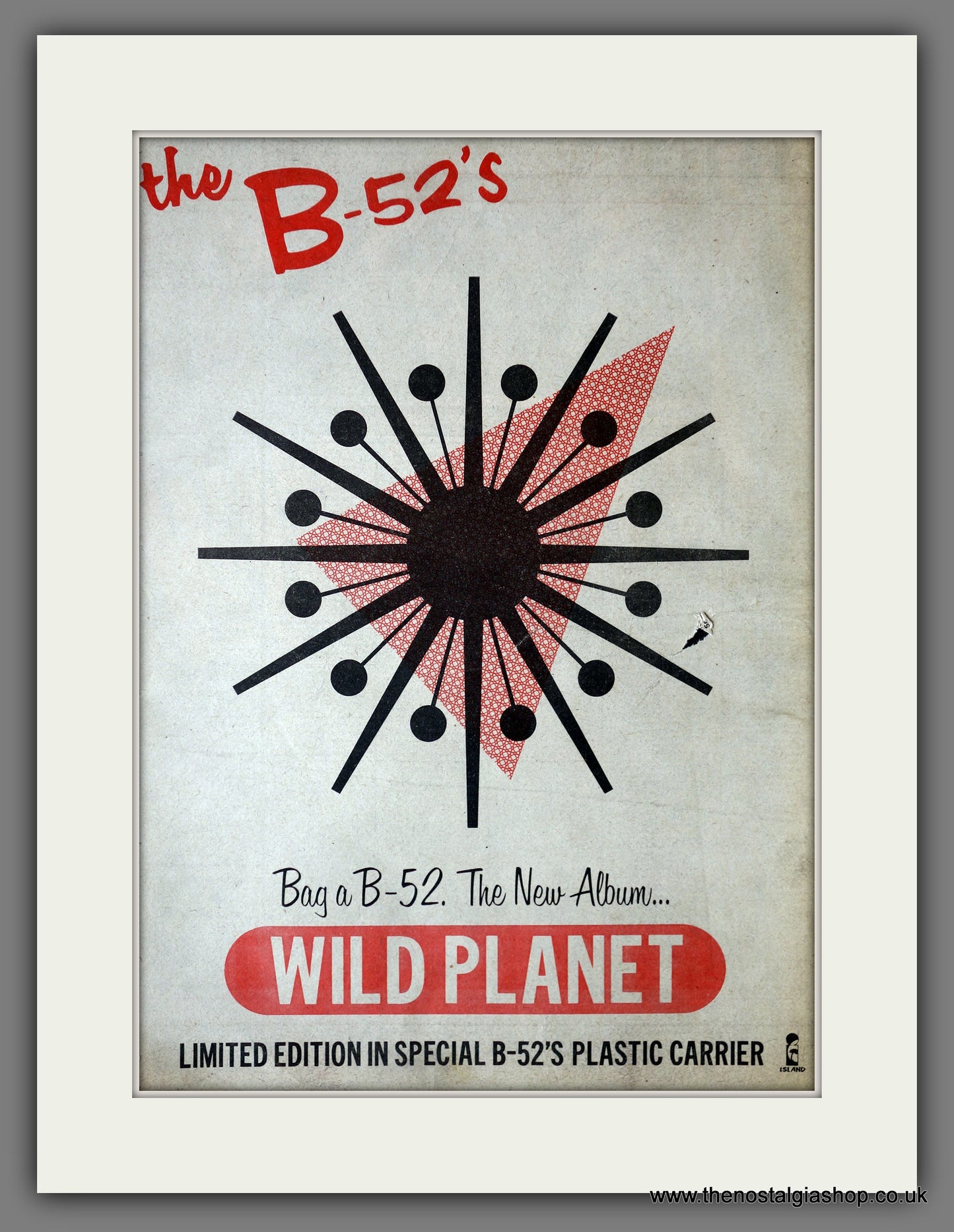 B-52's. Wild Planet. Vintage Advert 1980 (ref AD14161)