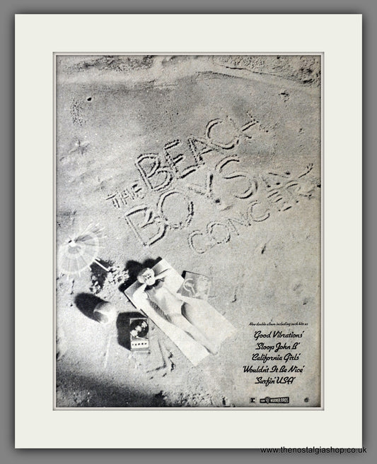 Beach Boys. Conger. Vintage Advert 1974 (ref AD14165)