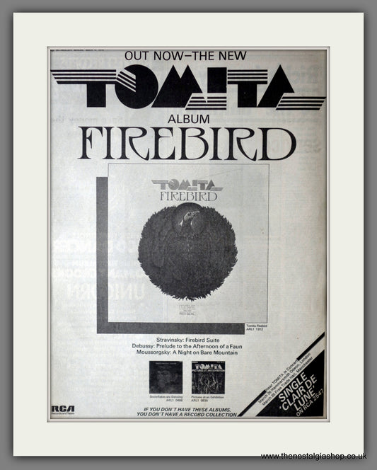 Tomita. Firebird. Vintage Advert 1976 (ref AD14319)