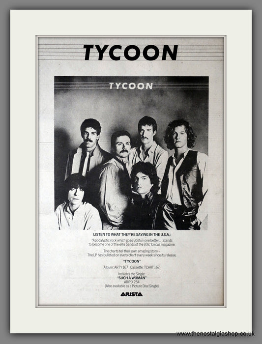 Tycoon. Such A Woman. Vintage Advert 1979 (ref AD14338)