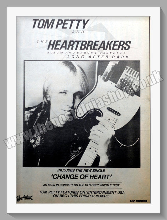 Tom Petty And The Heart Breakers. Long After Dark.  Original Advert 1983 (ref AD14479)