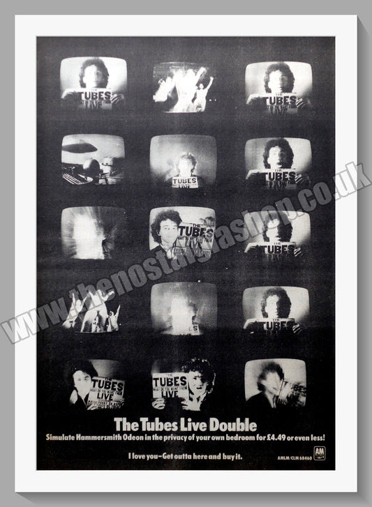 Tubes (The) Live Double.  Original Advert 1978 (ref AD14490)