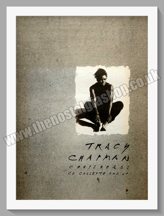 Tracy Chapman. Crossroads.  Original Advert 1989 (ref AD14502)