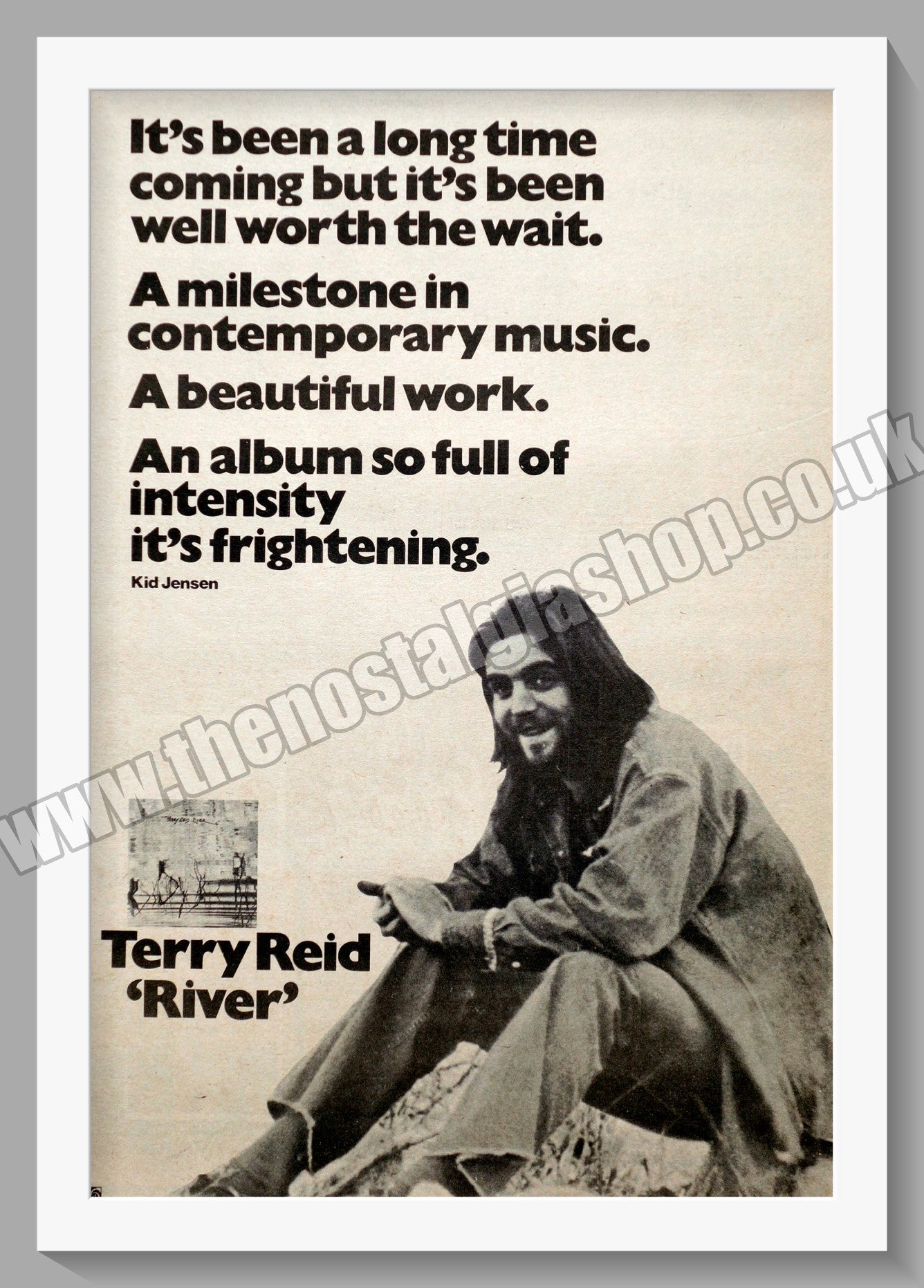 Terry Reid. River.  Original Advert 1973 (ref AD14503)