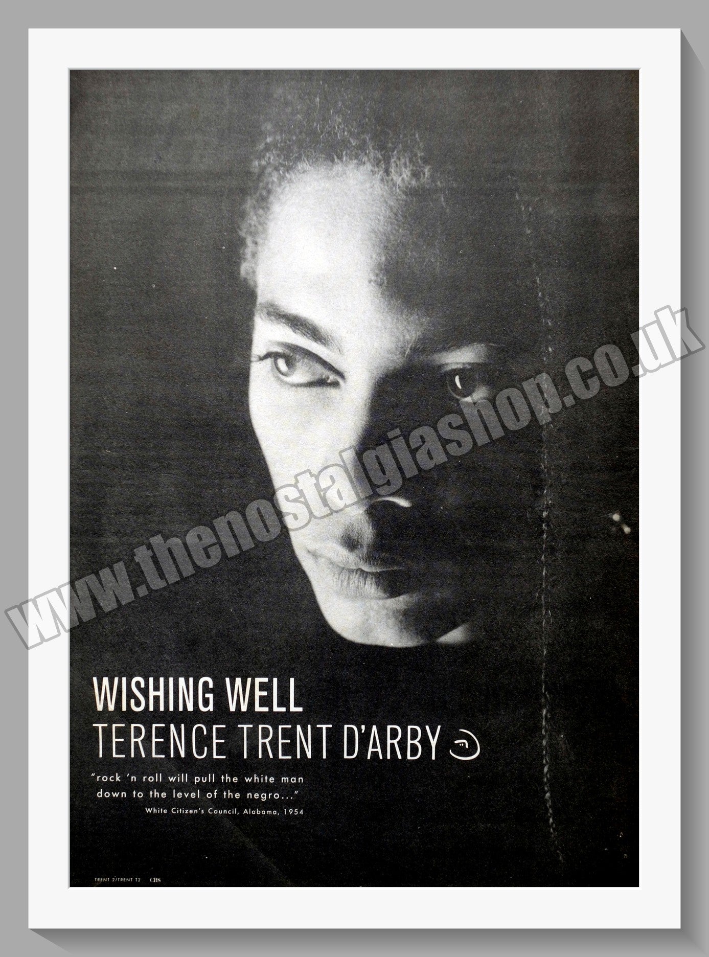 Terence Trent D'arby. Wishing Well.  Original Advert 1987 (ref AD14512)