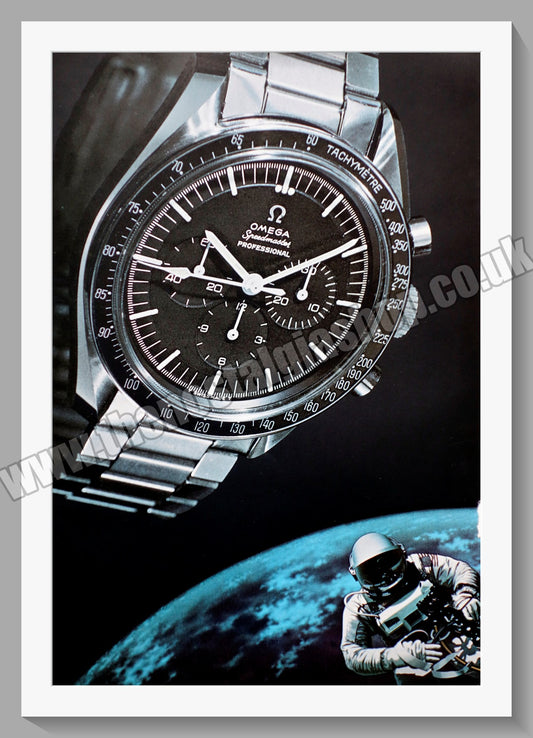 Omega Speedmaster Watches. Original Double Advert 1969 (ref AD56727)