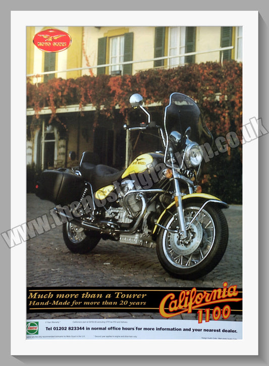 Moto Guzzi California 1100 Motorcycle. Original Advert 1995 (ref AD56682)