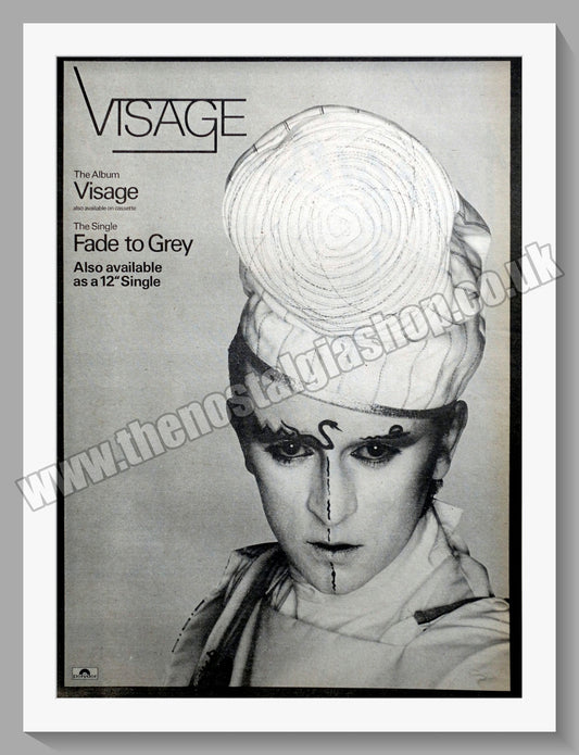 Visage. Fade To Grey. Original Advert 1980 (ref AD14534)