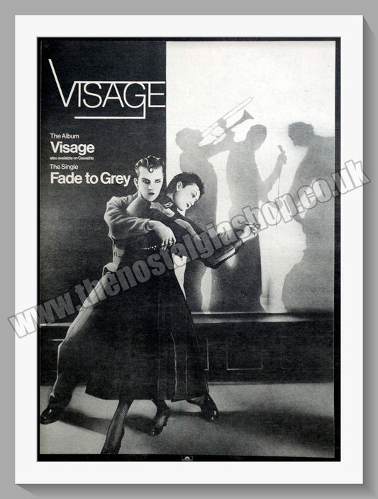 Visage. Fade To Grey. Original Advert 1980 (ref AD14535)