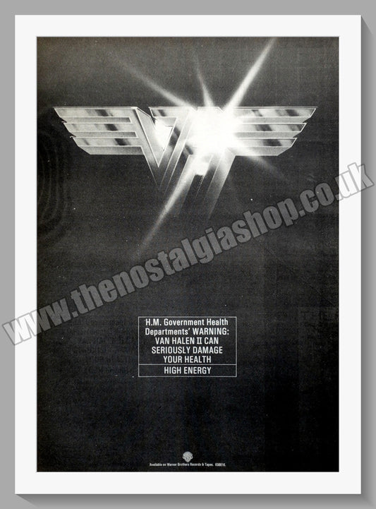 Van Halen II. Original Advert 1979 (ref AD14539)