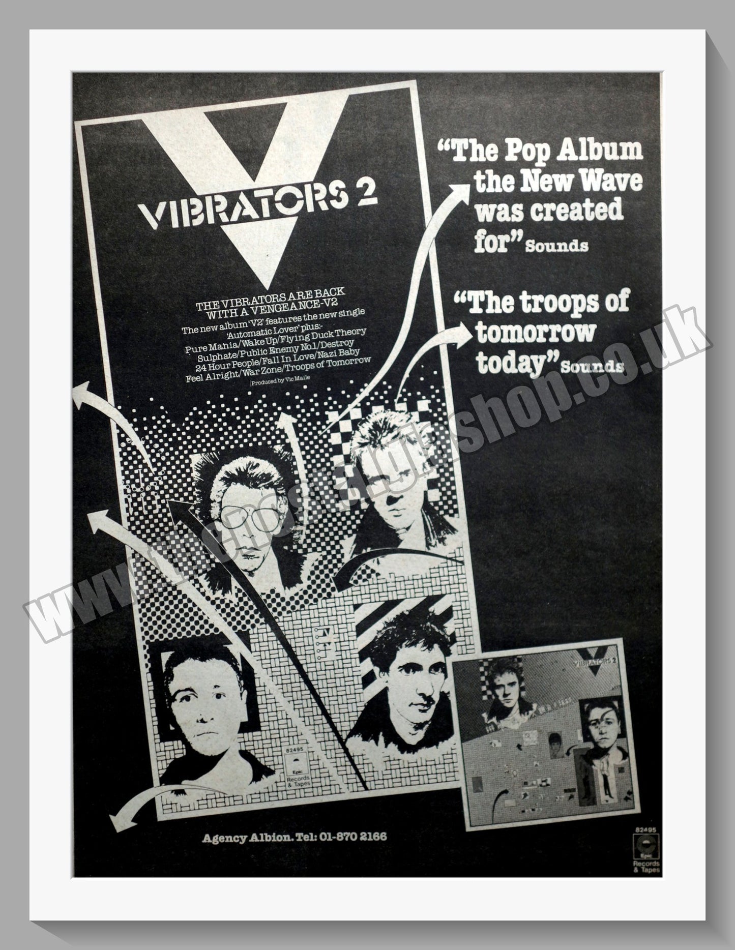 Vibrators (The) 2. Original Advert 1978 (ref AD14550)