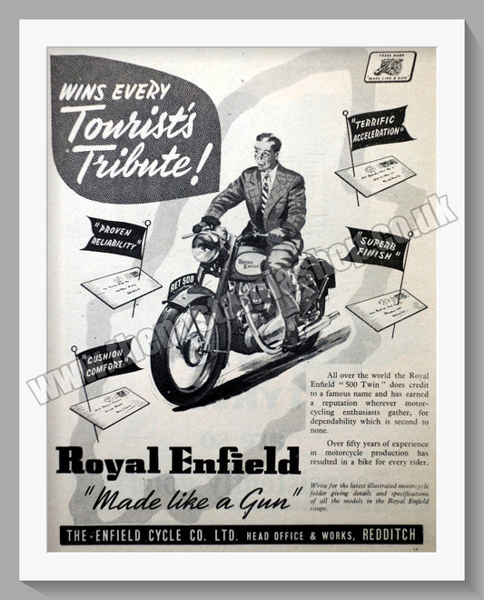 All Vintage Adverts – tagged Royal Enfield – Page 3 – The Nostalgia Shop