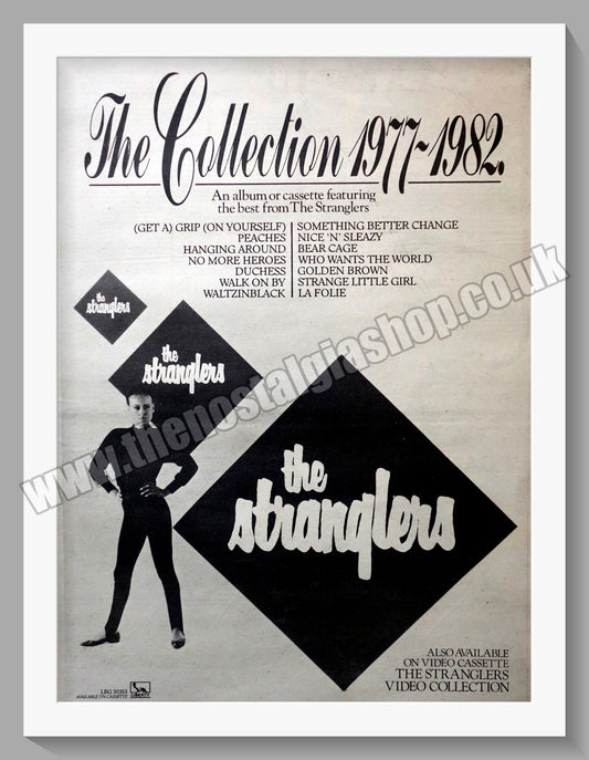 Stranglers. The Collection 1977-1982. Vintage Advert 1982 (ref AD14603)