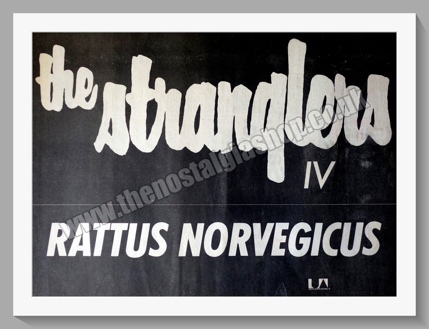 Stranglers. Rattus Norvegicus. Vintage Advert 1977 (ref AD14611)