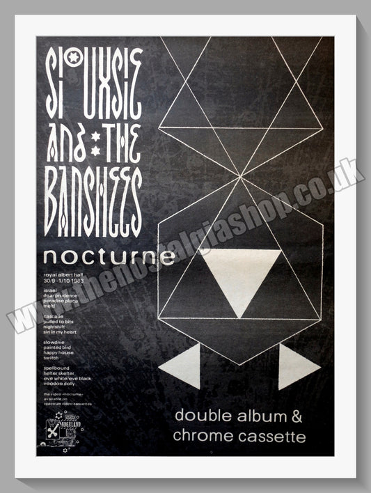 Siouxsie And The Banshees. Nocturne. Vintage Advert 1983 (ref AD14617)