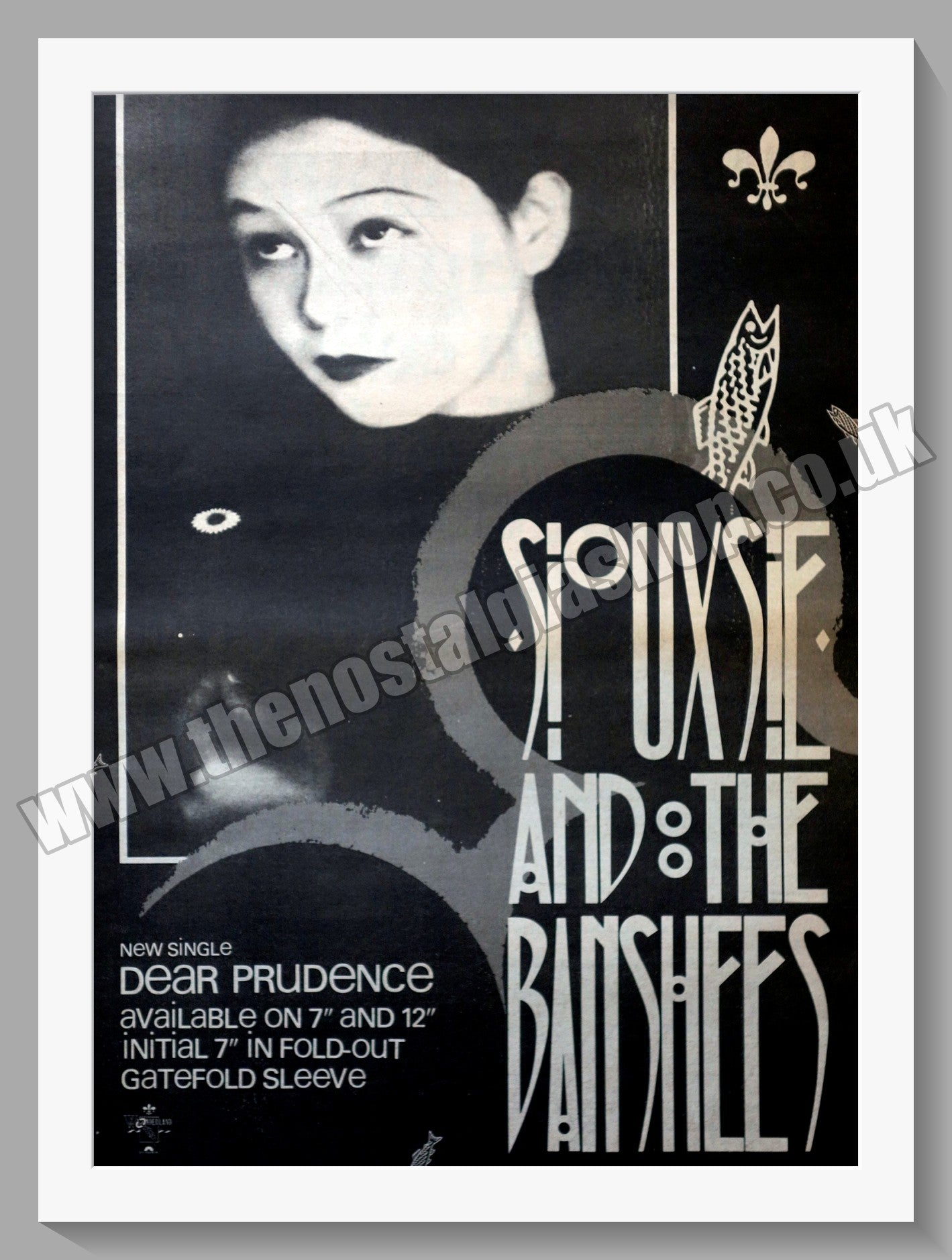 Siouxsie And The Banshees Dear Prudence. Vintage Advert 1983 (ref AD14622)