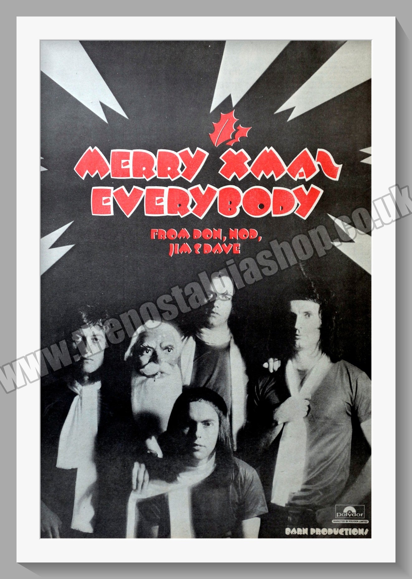 Slade Merry Xmas Everybody. Vintage Advert 1973 (ref AD14639)