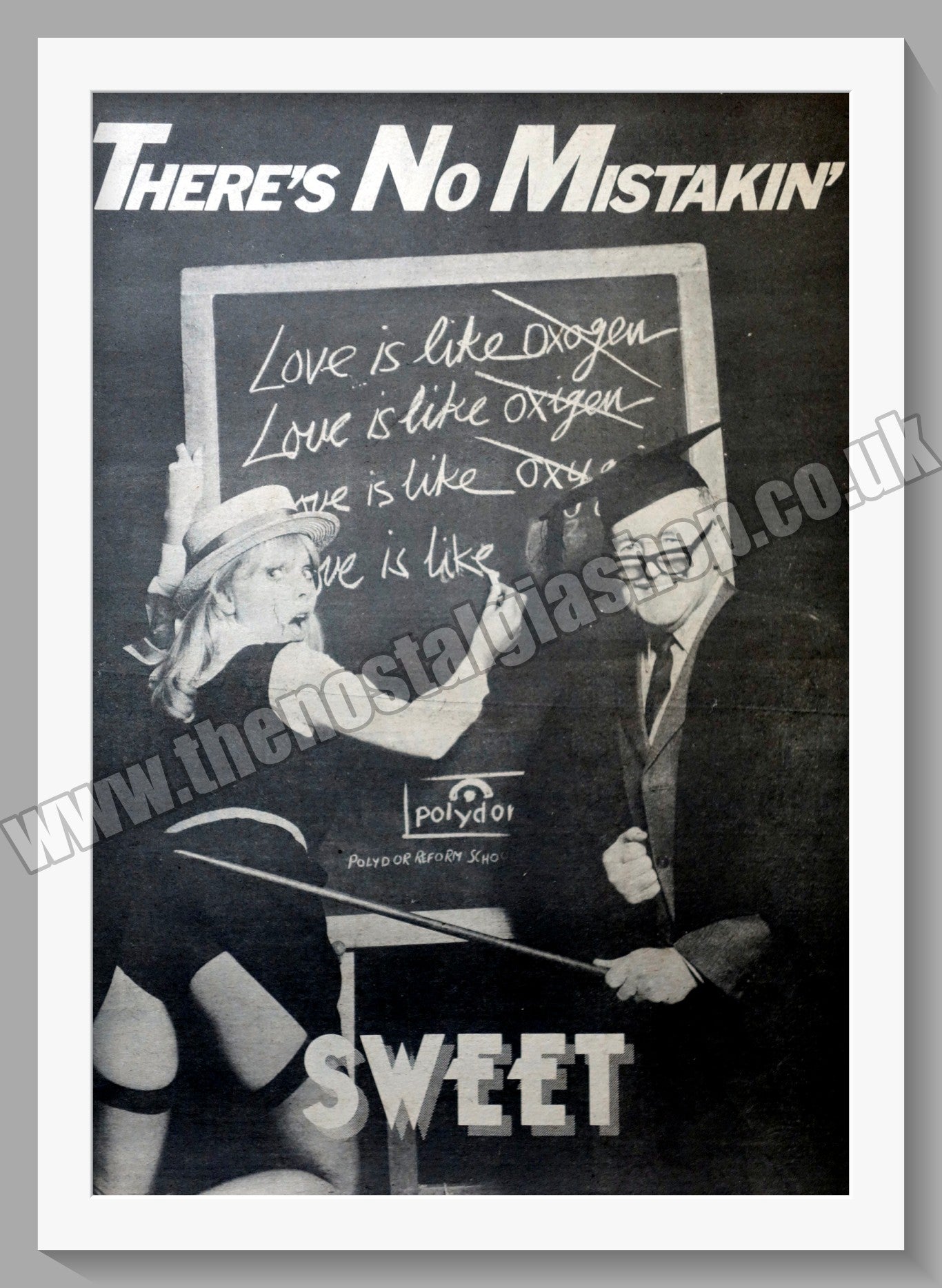 Sweet There's No Mistakin'. Vintage Advert 1978 (ref AD14681)