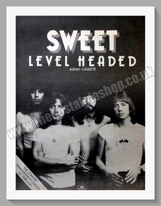 Sweet Level Headed. Vintage Advert 1978 (ref AD14686)