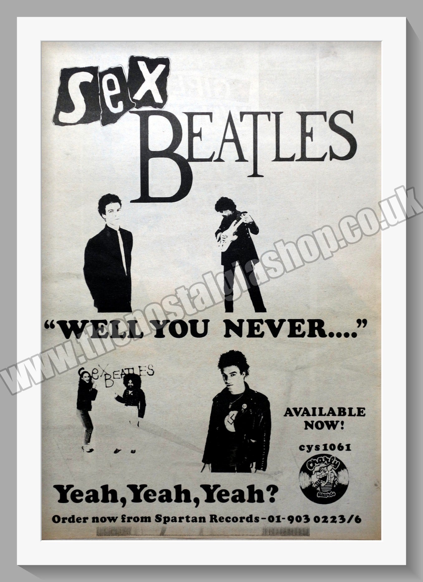 Sex Pistols Sex Beatles Original Vintage Advert 1979 Ref Ad14709 The Nostalgia Shop