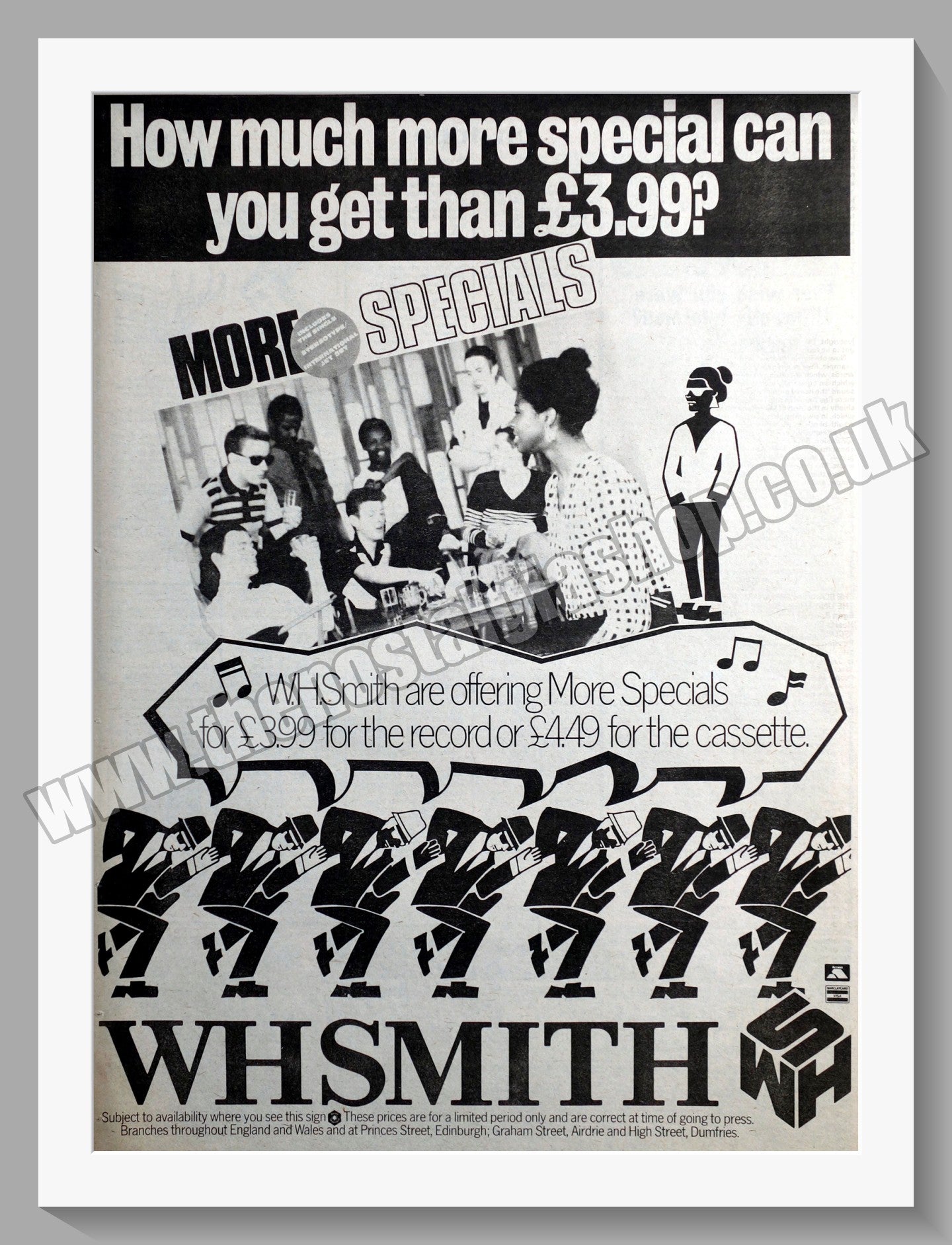 Specials (The) Offer. Original Vintage Advert 1980 (ref AD14752)