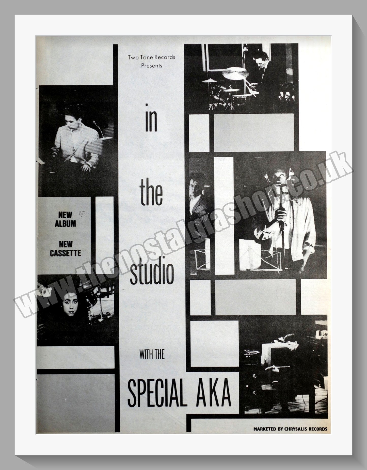 Specials (The) Aka In The Studio. Original Vintage Advert 1984 (ref AD14757)