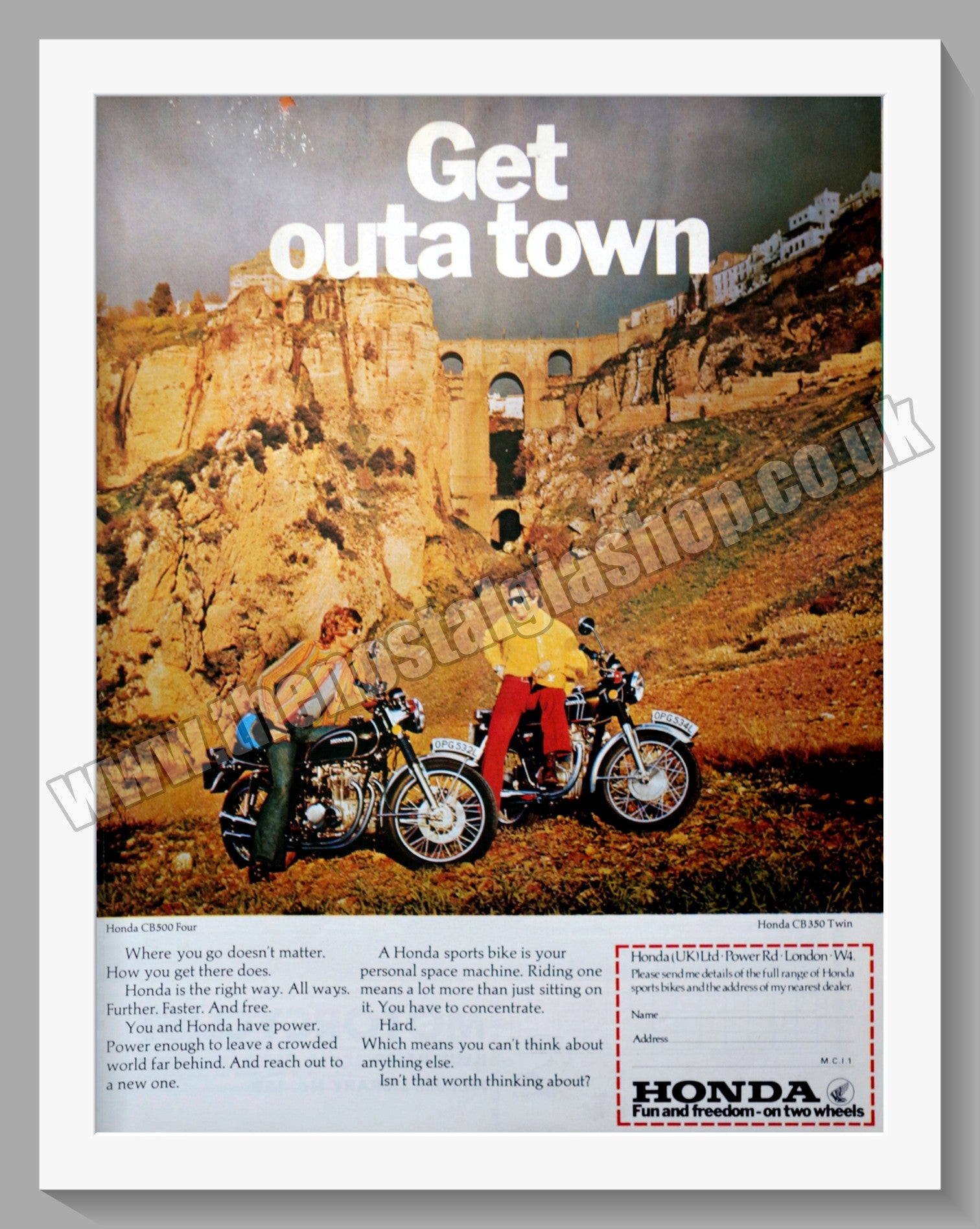 Honda CB500 Four Motorcycle. 1973 Original advert (ref AD58203) – The ...