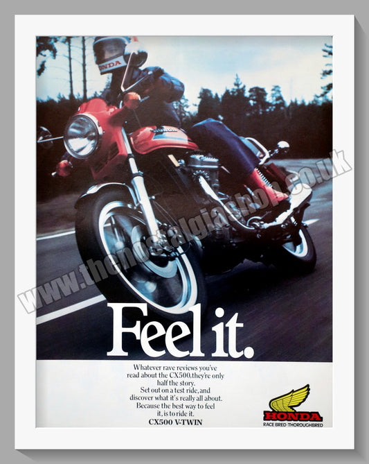 Honda CX500 Motorcycle. 1978 Original advert (ref AD58287)