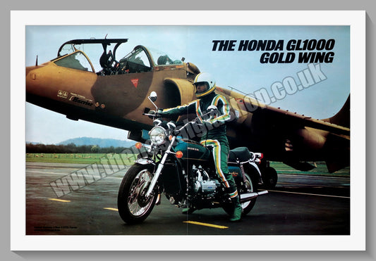 Honda GL1000 Gold Wing Motorcycle. Original Advert 1975 (ref AD58189)