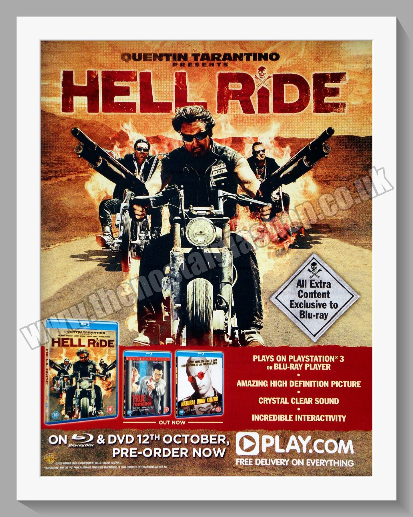 Hell Ride. 2009 Original Advert (ref AD58262)