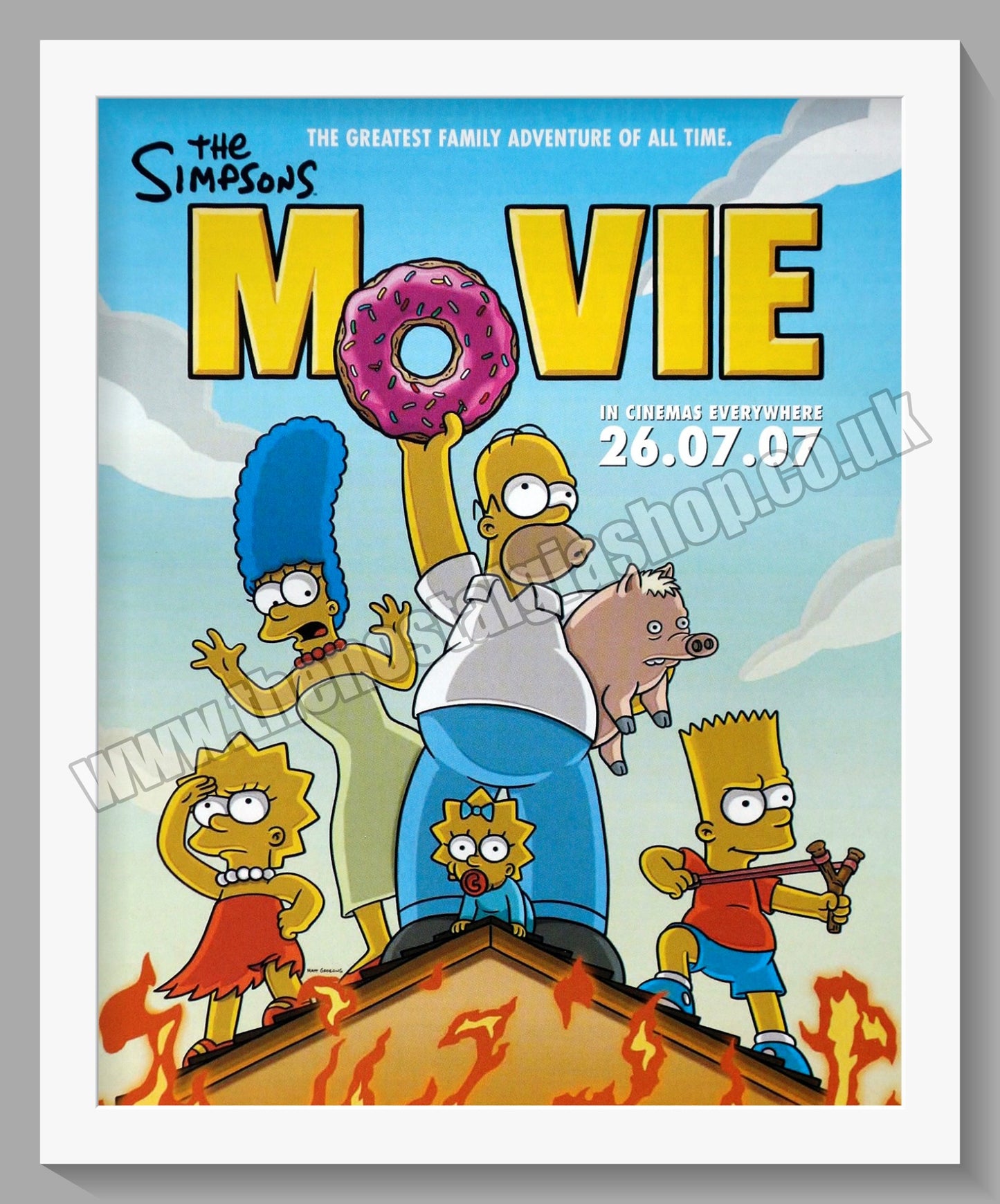 The Simpsons Movie. 2007 Original Advert (ref AD58635)