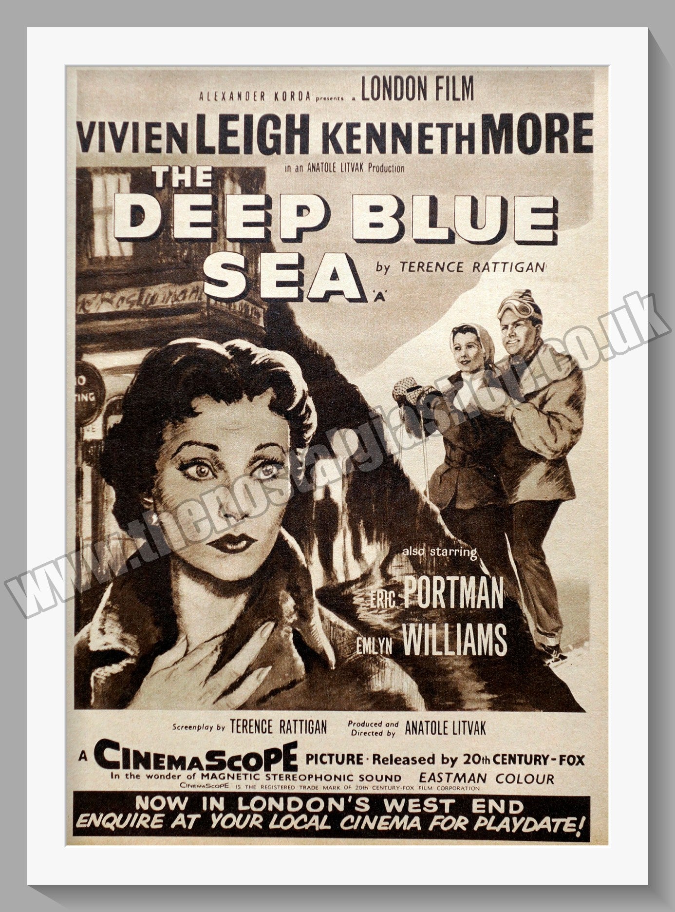 The Deep Blue Sea. 1955 Original Advert (ref AD58705) – The Nostalgia Shop