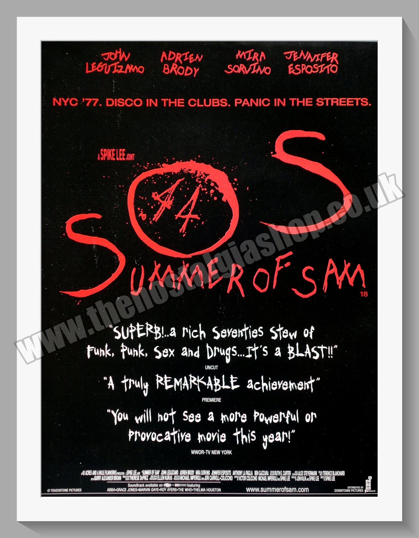 Summer Of Sam SOS. 2000 Original Advert (ref AD58850)