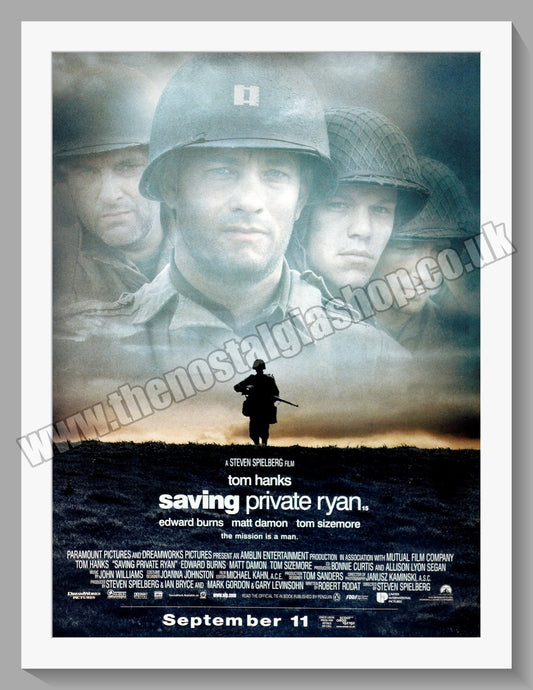 Saving Private Ryan. 1998 Original Advert (ref AD58851)