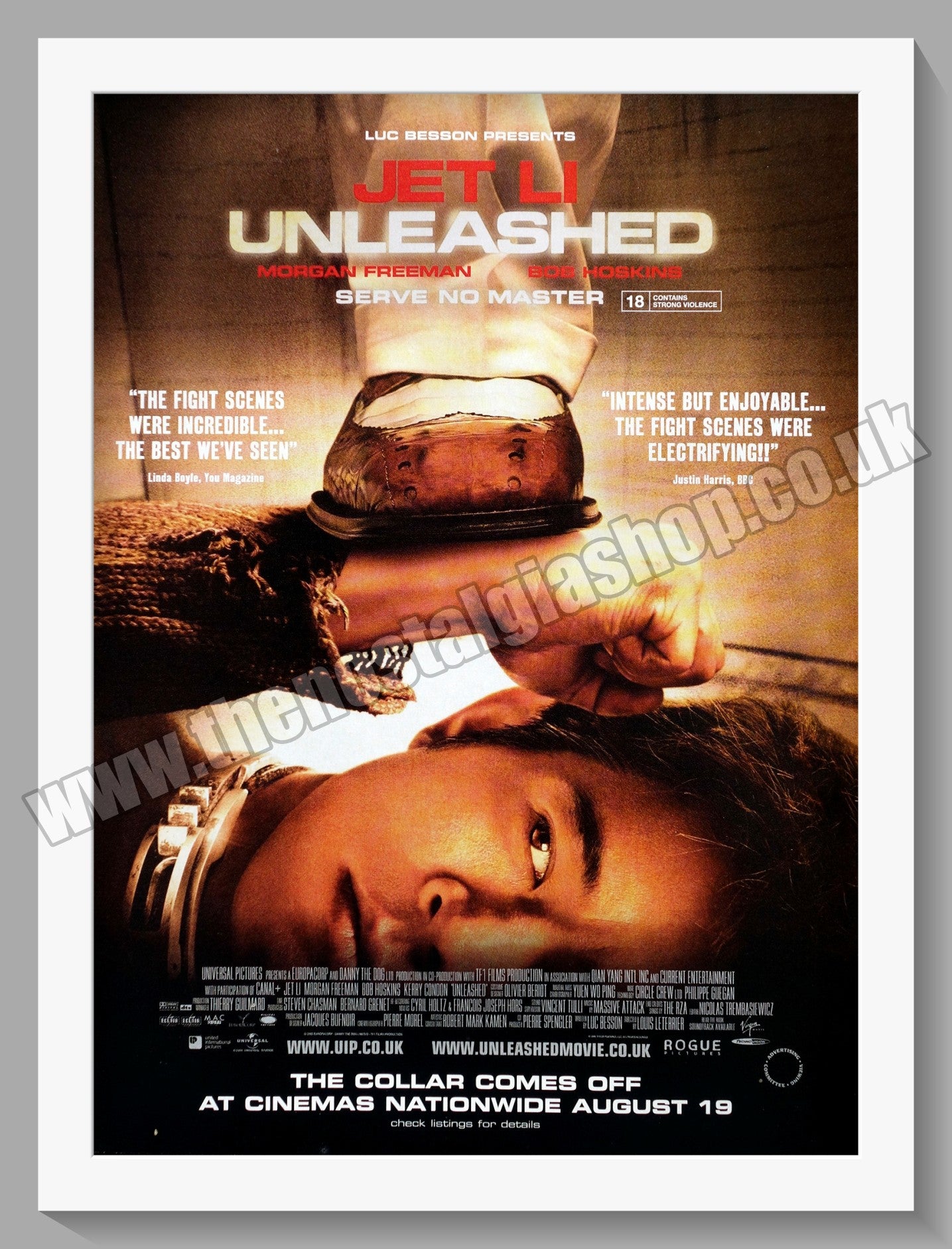 Jet Li Unleashed. 2005 Original Advert (ref AD58891)