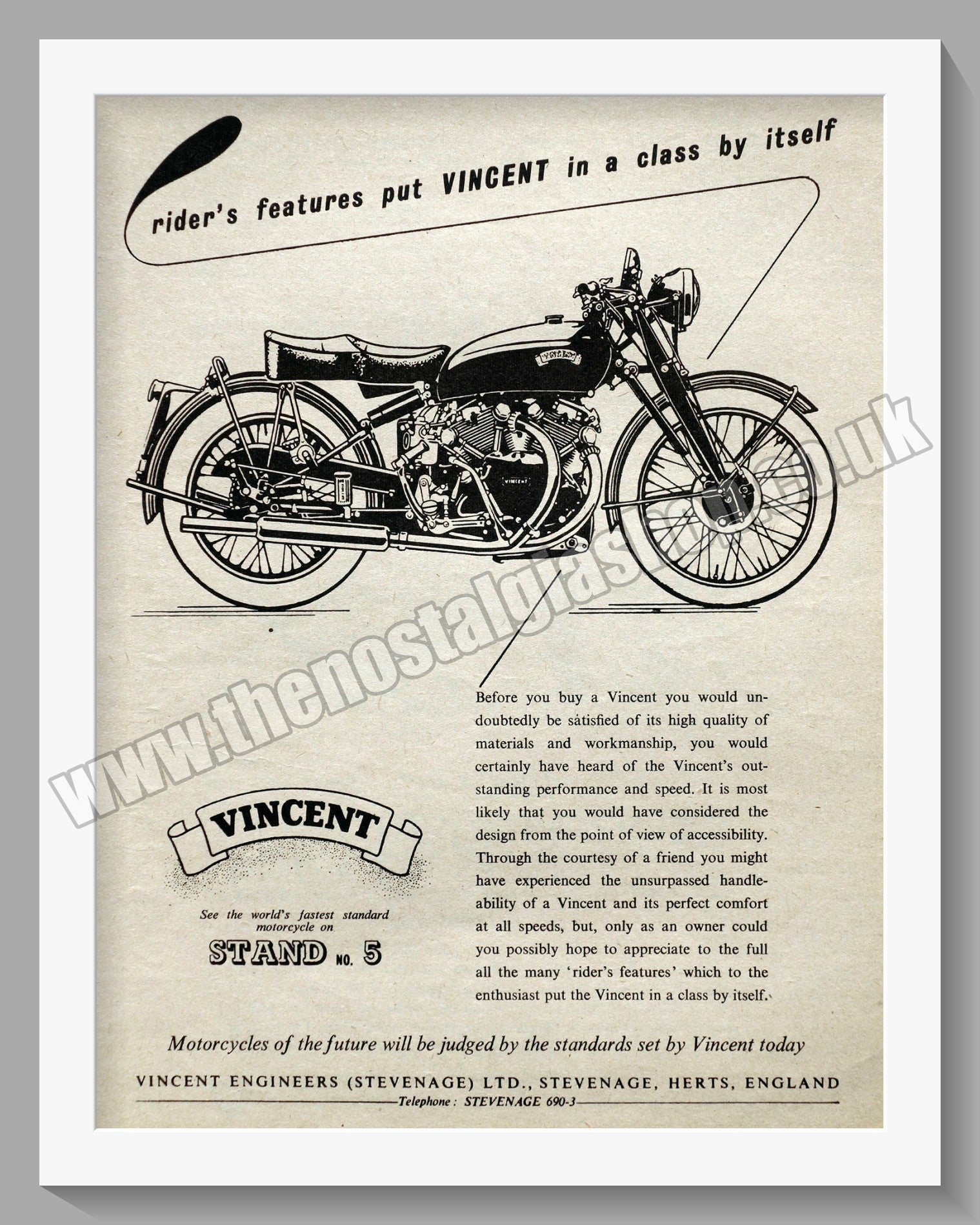 公式】 趣味・スポーツ・実用 Vincent Motorcycles 趣味・スポーツ 