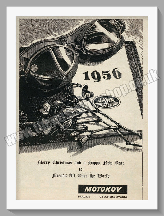 Jawa CZ Motorcycles. 1955 Original advert (ref AD58918)