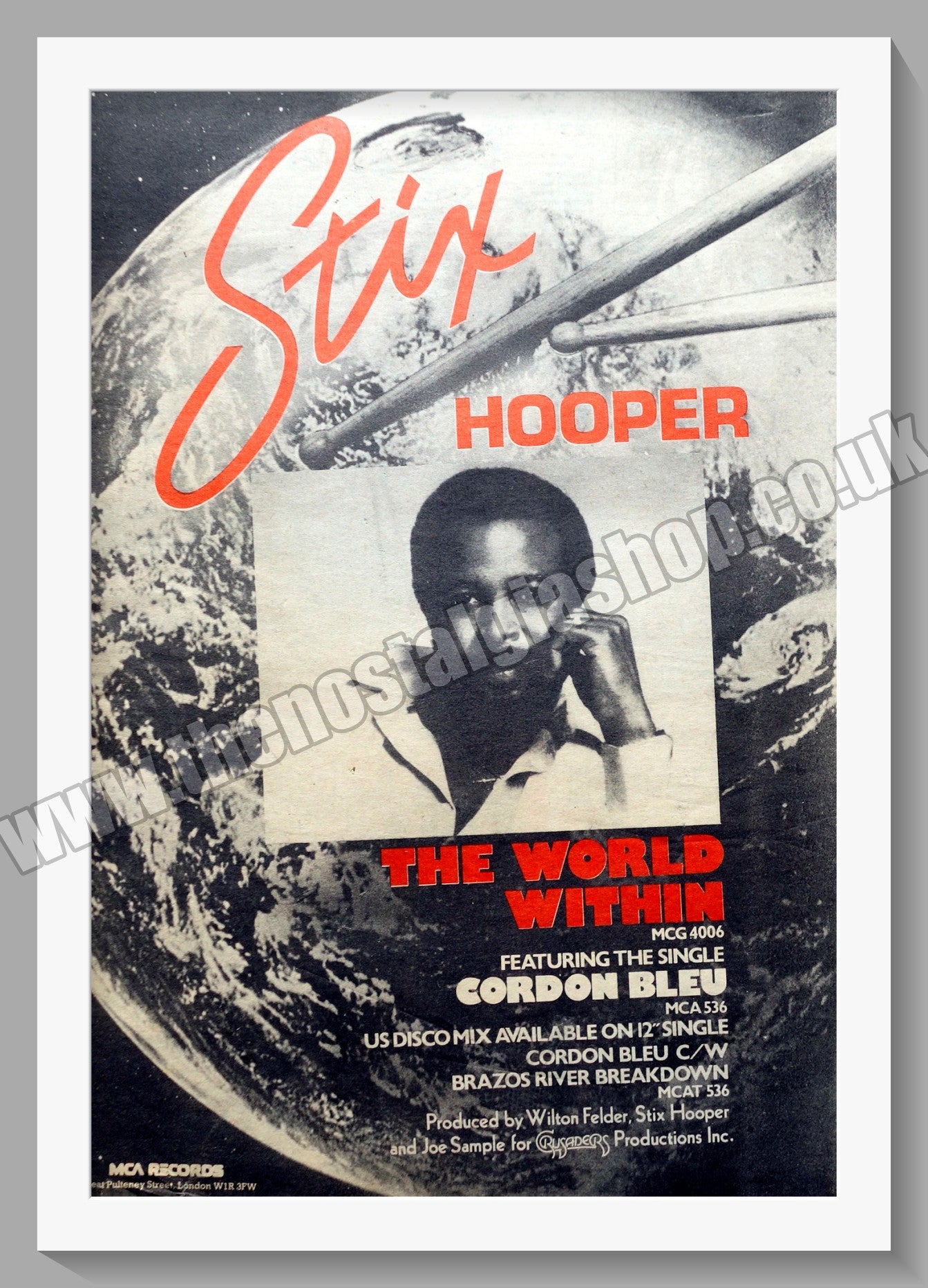 Stix Hooper The World Within.  Original Advert 1979 (ref AD14793)