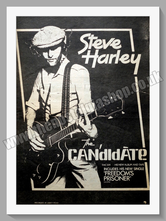 Steve Harley The Candidate.  Original Advert 1979 (ref AD14811)