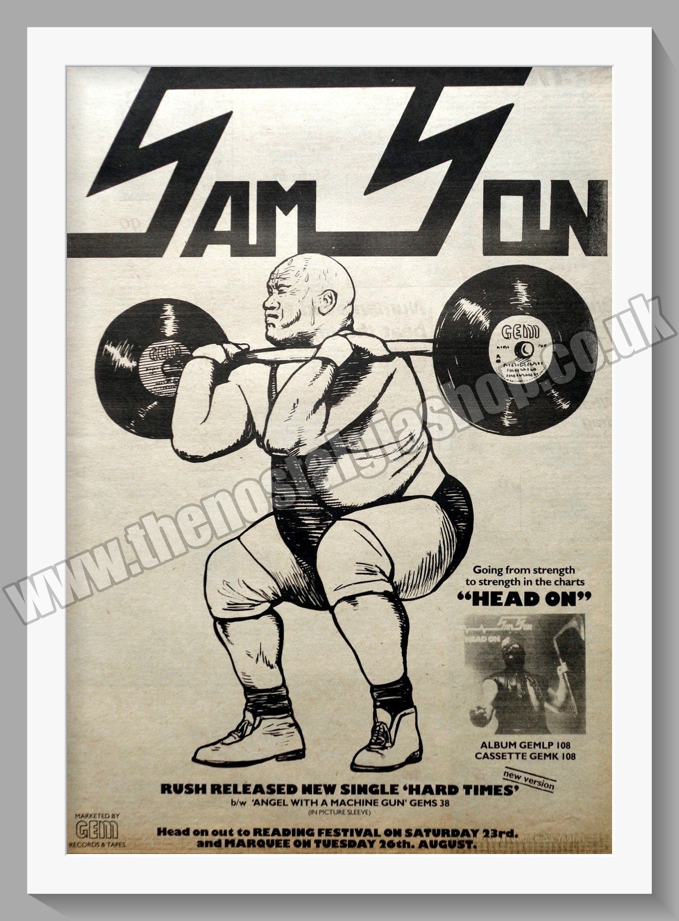 Samson Head On.  Original Advert 1980 (ref AD14855)