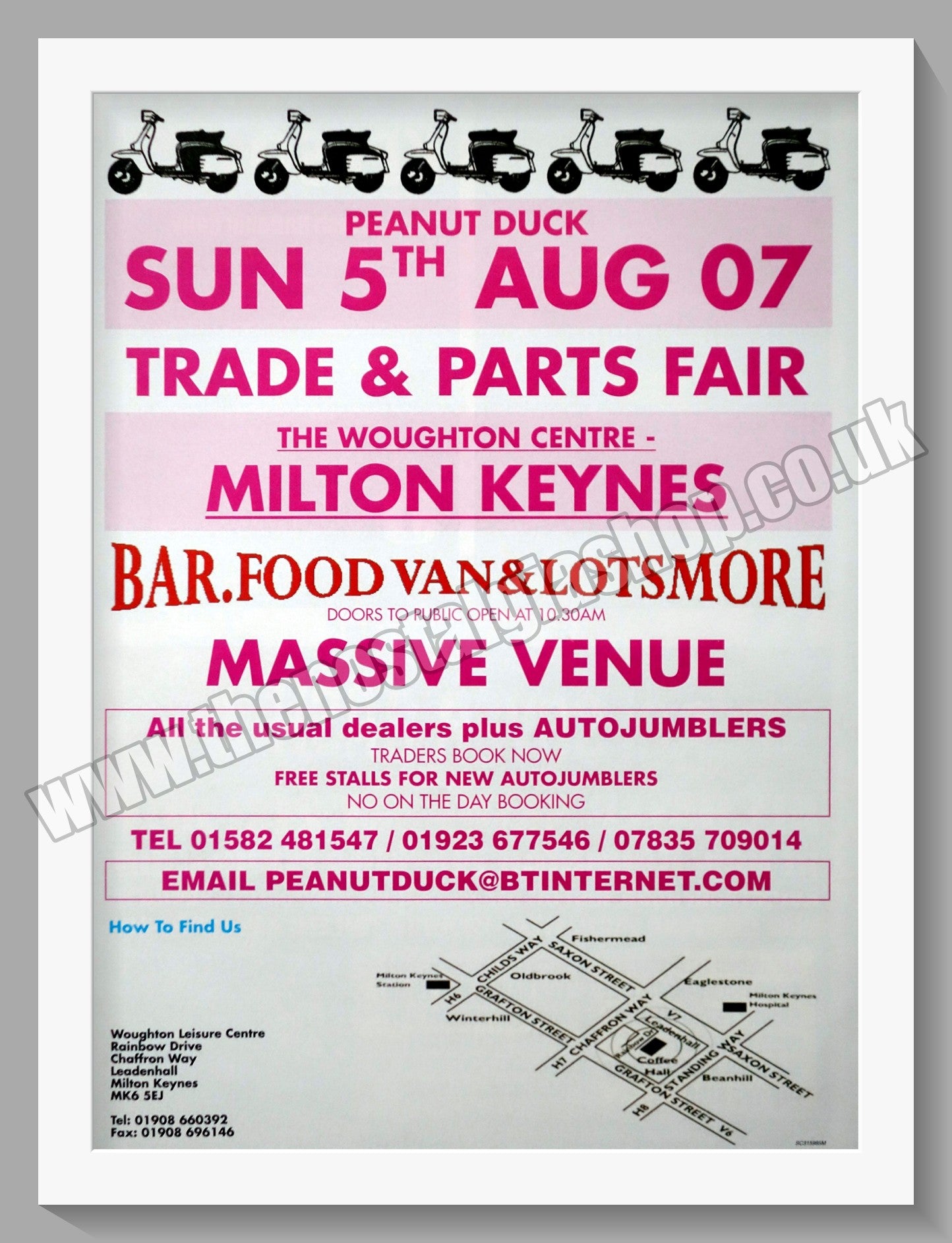 Peanut Duck Custom Show. Milton Keynes 2007. Original Advert (ref AD60041)