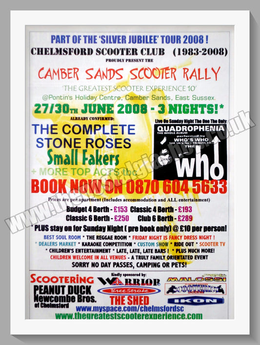 Camber Sands Scooter Rally 2008. Original Advert (ref AD60169)