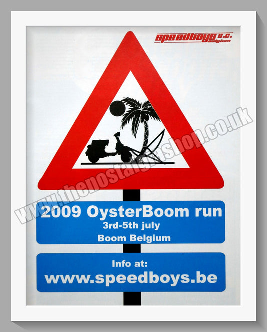 Oysterboom Scooter Run 2009 Belgium. Original Advert (ref AD60195)