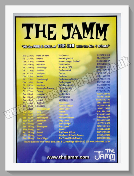 The Jamm (Jam Tribute) UK Tour. Vintage Advert 2008 (ref AD60343)