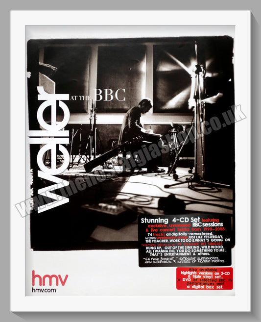 Paul Weller at the BBC. Original Advert 2008 (ref AD60356)