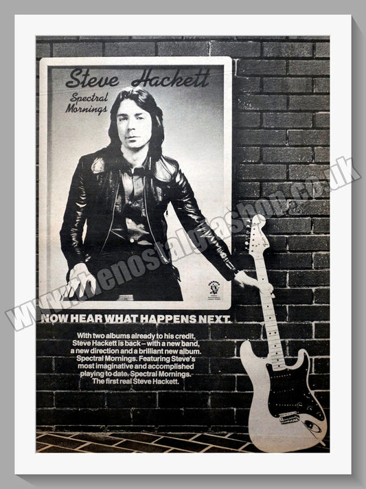 Steve Hackett Spectral Mornings.  Original Advert 1979 (ref AD14916)