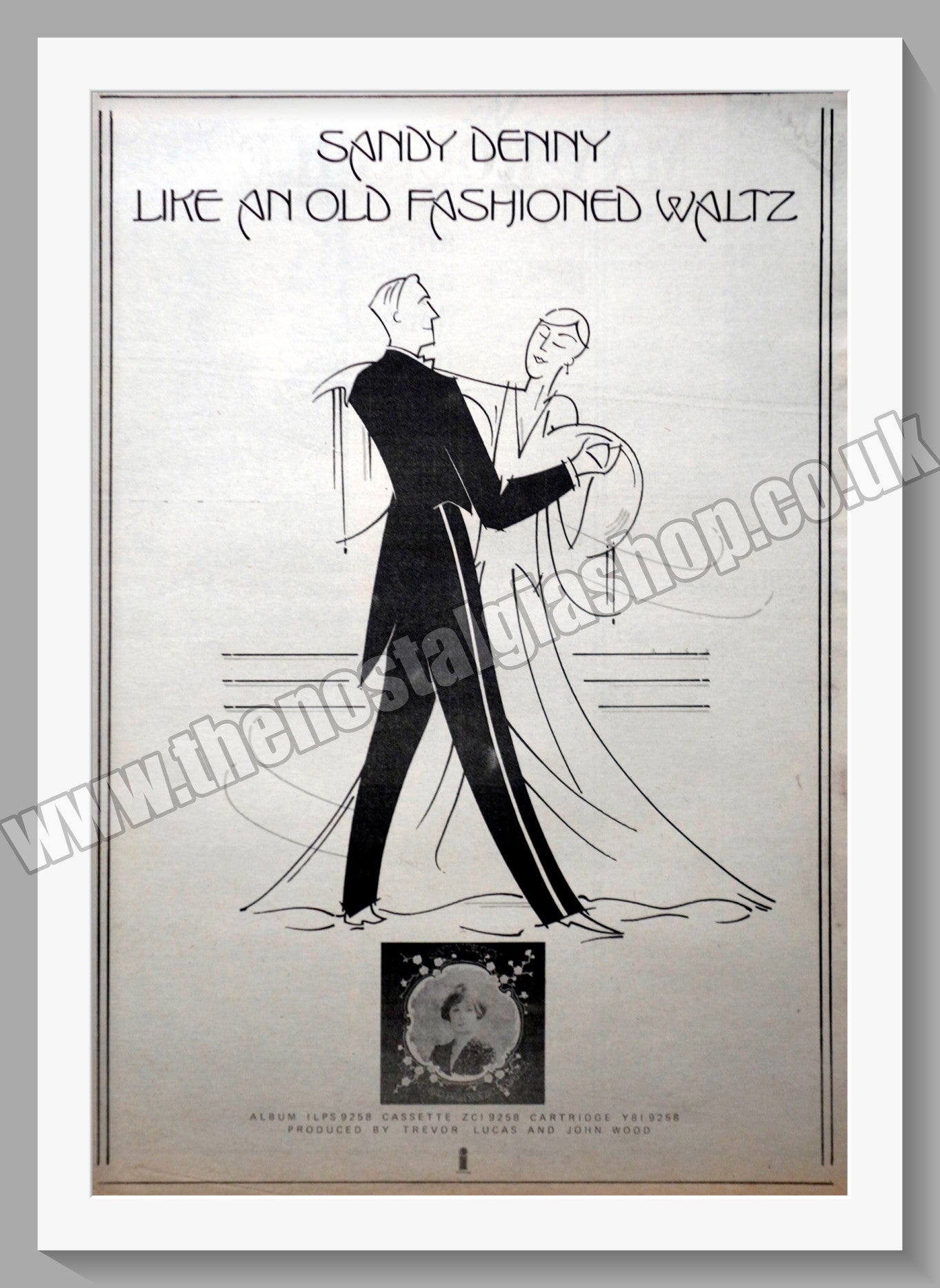 Sandy Denny Like An Old Fashioned Waltz.  Original Advert 1974 (ref AD14921)