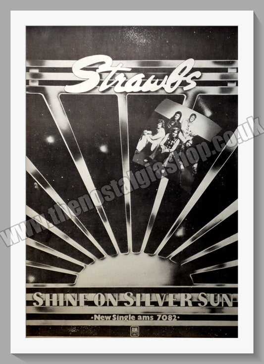 Strawbs Shine On Silver Sun.  Original Advert 1973 (ref AD14935)