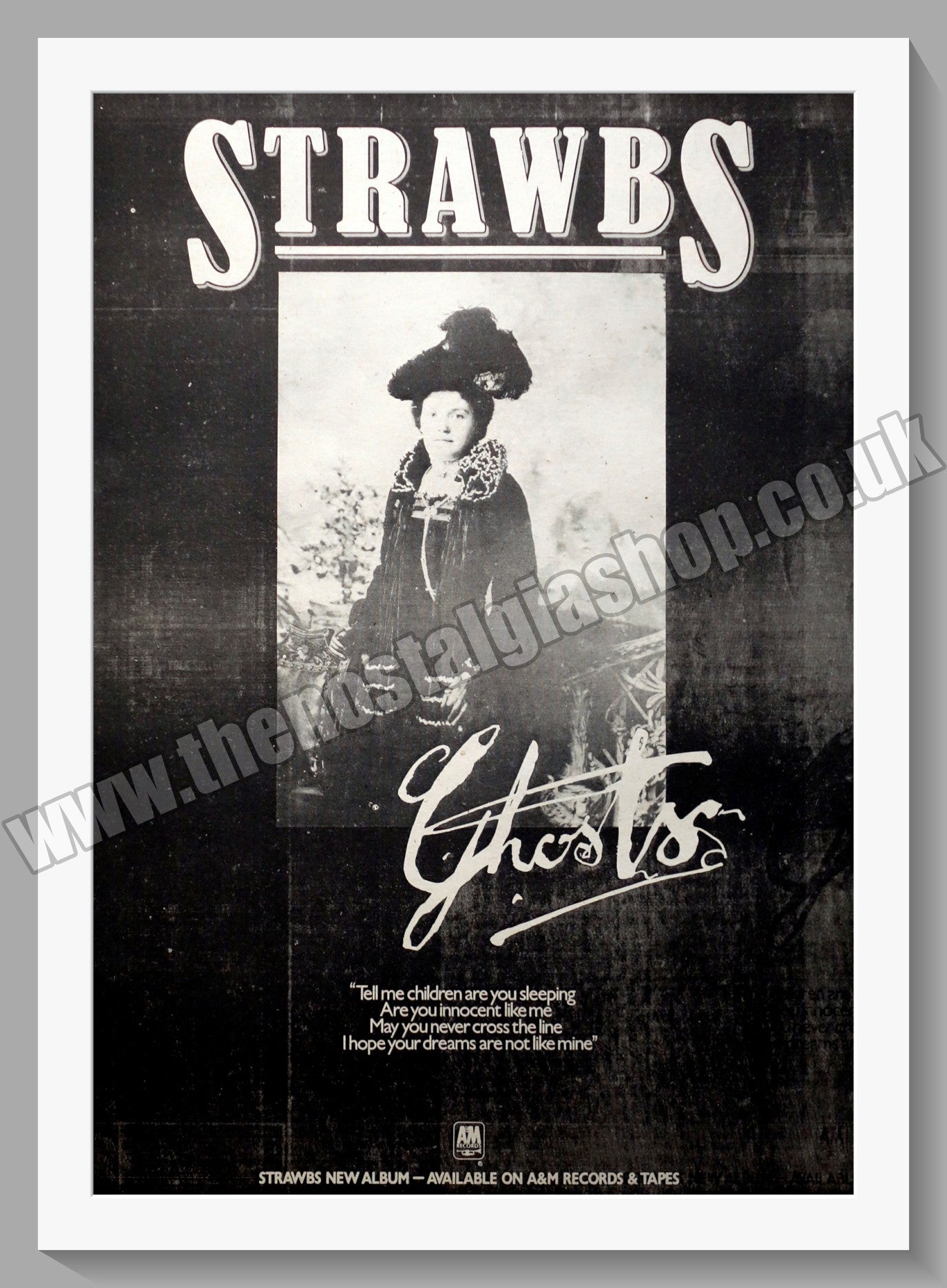 Strawbs Ghosts.  Original Advert 1975 (ref AD14936)